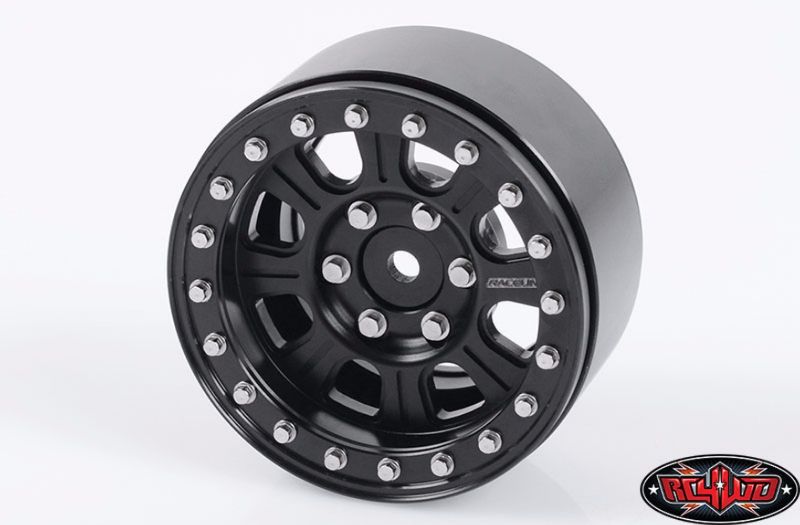 RC4WD RWDZ-W0185 Raceline Monster 1.9 Beadlock Wheels All Black (Z-W0185)