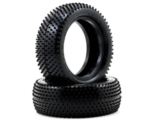 Schumacher Racing "Mini Pin" 2.2 1/10 4WD Buggy Front Tires (2) (Yellow)