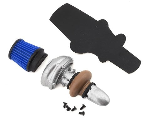 Sideways RC Scale Drift Half Turbo w/Cone Filter (Blue) (SDW-HTURCONE-BL)