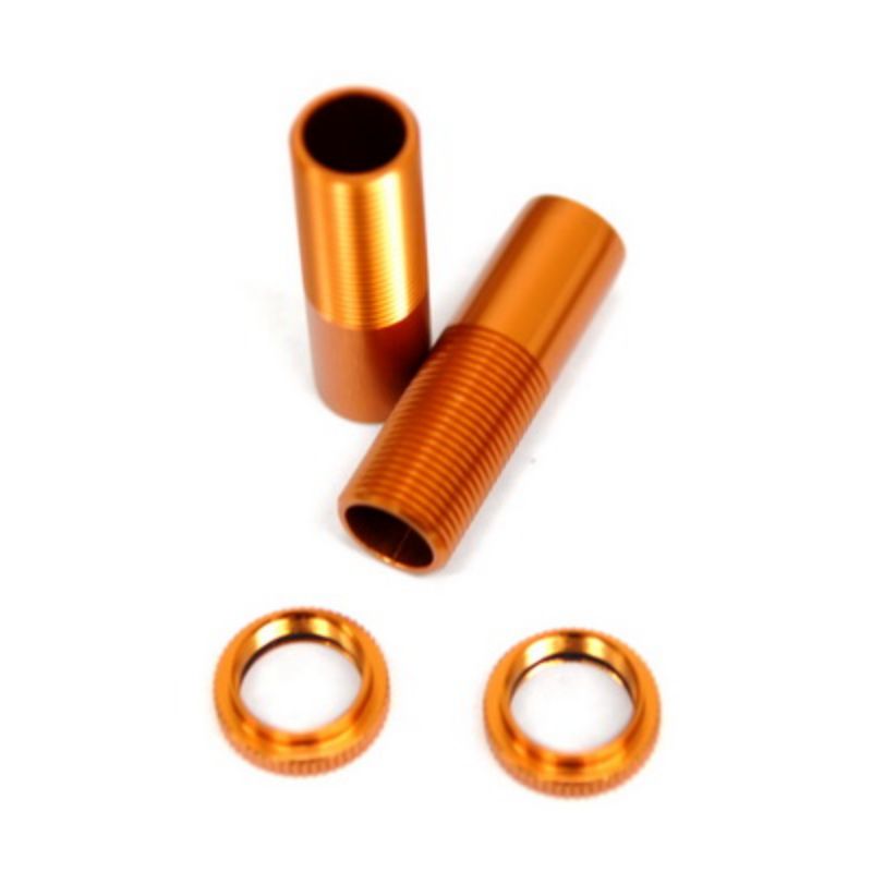 ST Racing Concepts SPTSTA80096O Aluminum Fr Threaded Shock Bodies with Collar For Exo Buggy Orange (STA80096O)
