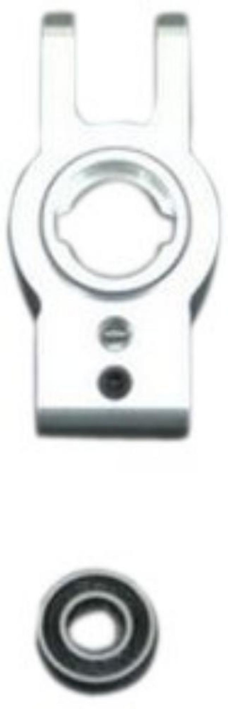 ST Racing Concepts SPTSTA80104-1S 1 DEG. Rear Hub Carriers w/ Bearings For Exo Buggy Silver (STA80104-1S)
