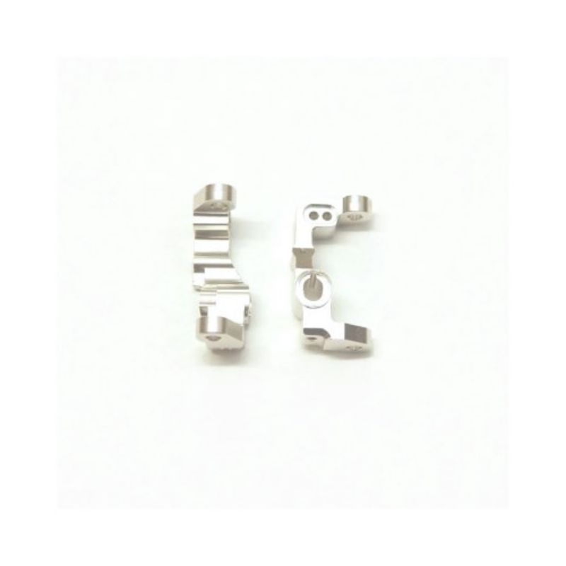 ST Racing Concepts STC91400S CNC Machined Aluminum Front Caster Block, for Associated B5/B5M/T5M, Silver (stc91400s)