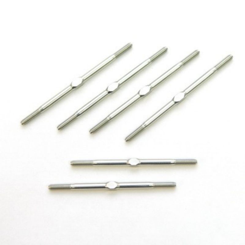 ST Racing Concepts SPTSTH104806S Aluminum Pro Light Turnbuckle Kit For HPI Blitz Silver (6) (STH104806S)
