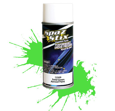 SZX12509 Solid Green Aerosol Paint, 3.5oz Can