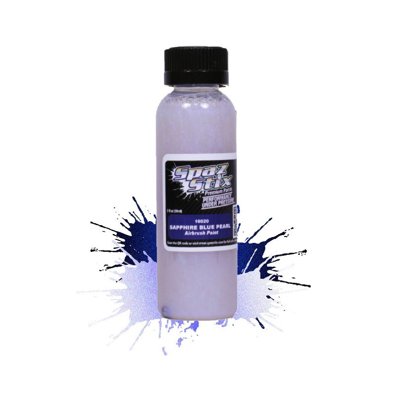 Spaz Stix SZX16020 Sapphire Blue Pearl Airbrush Bottle (16020)