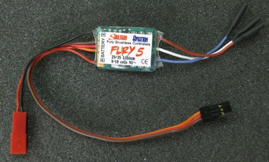 TAIF5ESC SHULMAN AVIATION F-5 ESC (2-3 CELL/BEC 2MM CONNECTOR)