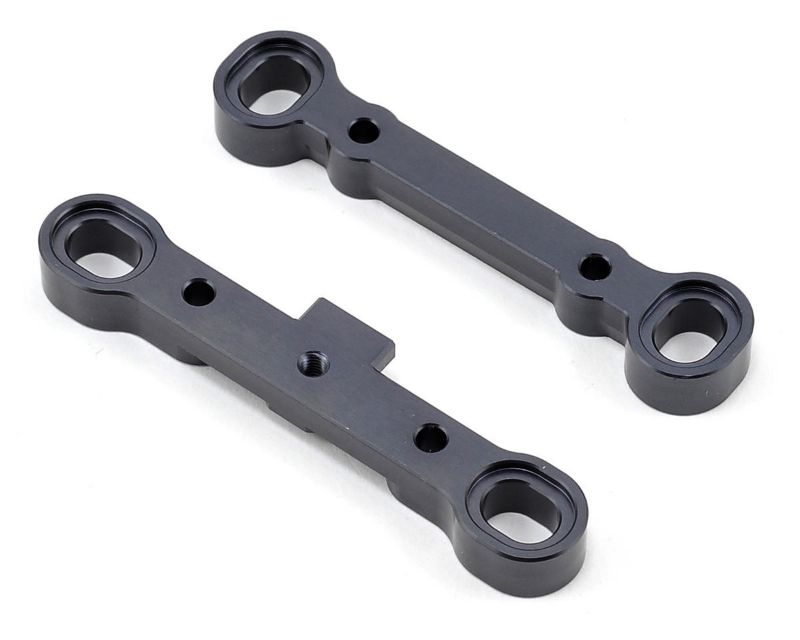Tekno R/C ADJUSTABLE HINGE PIN BRACES (FRONT 7075 CNC, GUNMETAL ANO) TKR5017 (5017)