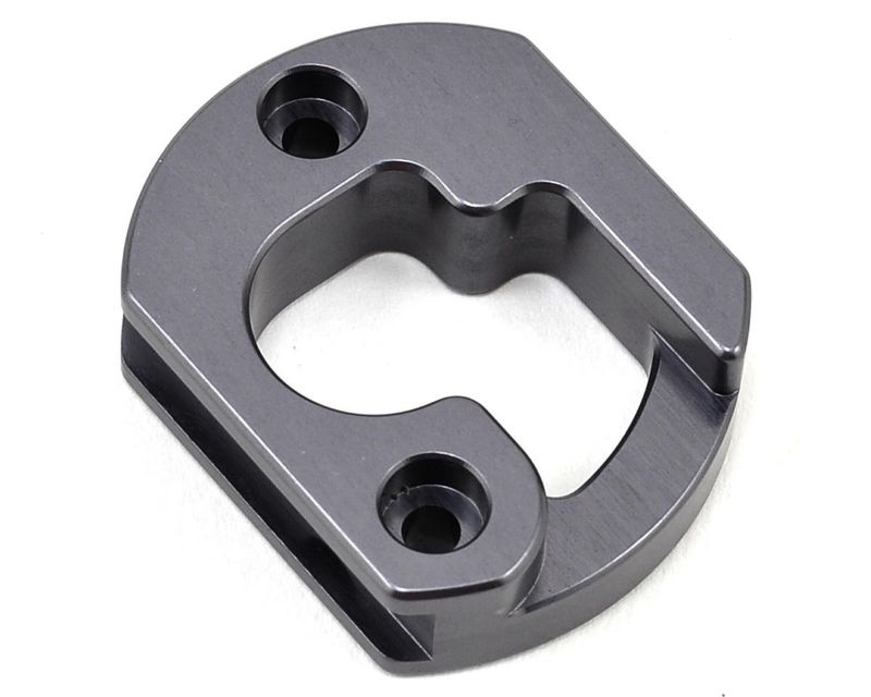 Tekno R/C MOTOR MOUNT INSERT (LCG, ALUMINUM, GUN METAL ANODIZED, LIGHTENED, SCT410) TKR5212 (5212)