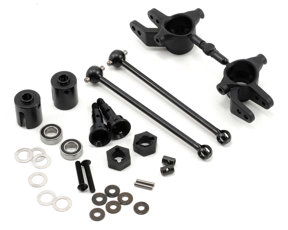 M6 Front Driveshaft and Steering Block Set for Slash 4x4/Stampede 4x4 (TKR6851X)