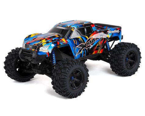 Traxxas TRA77086-4-RNR X-Maxx 8S ESC ROCK & ROLL Brushless Electric Monster Truck with TQi