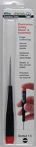 WHA96015 Wiha Slotted Screwdriver 1.5x40 Carded