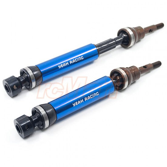 Yeah Racing HD Tool Steel Front Universal Drive Shafts (Blue) (TRSL-015FBU)