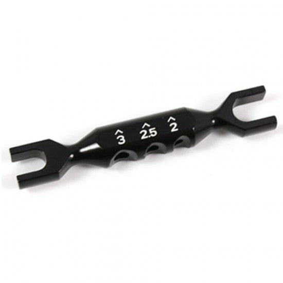 Yeah Racing 4-IN-1 Multi-Purposes Aluminum Turnbuckle Turner (BK) (YT-0106BK)